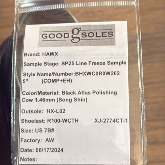 Sample -HAWX WOMEN'S 6" UNIFORM WORK BOOTS - COMPOSITE TOE - Picture 10 of 12